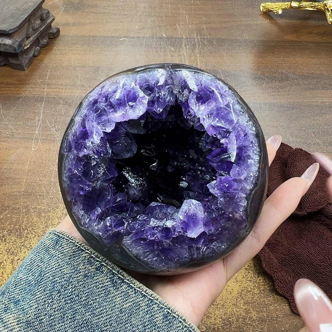 紫晶摆件未镶嵌晶体