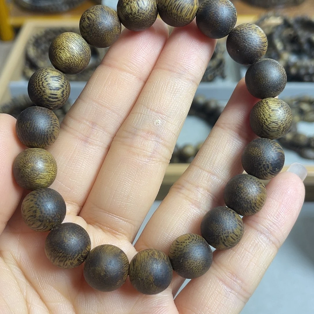 沉香沉香碎屑棋楠沉香老料单圈11mm花香韵