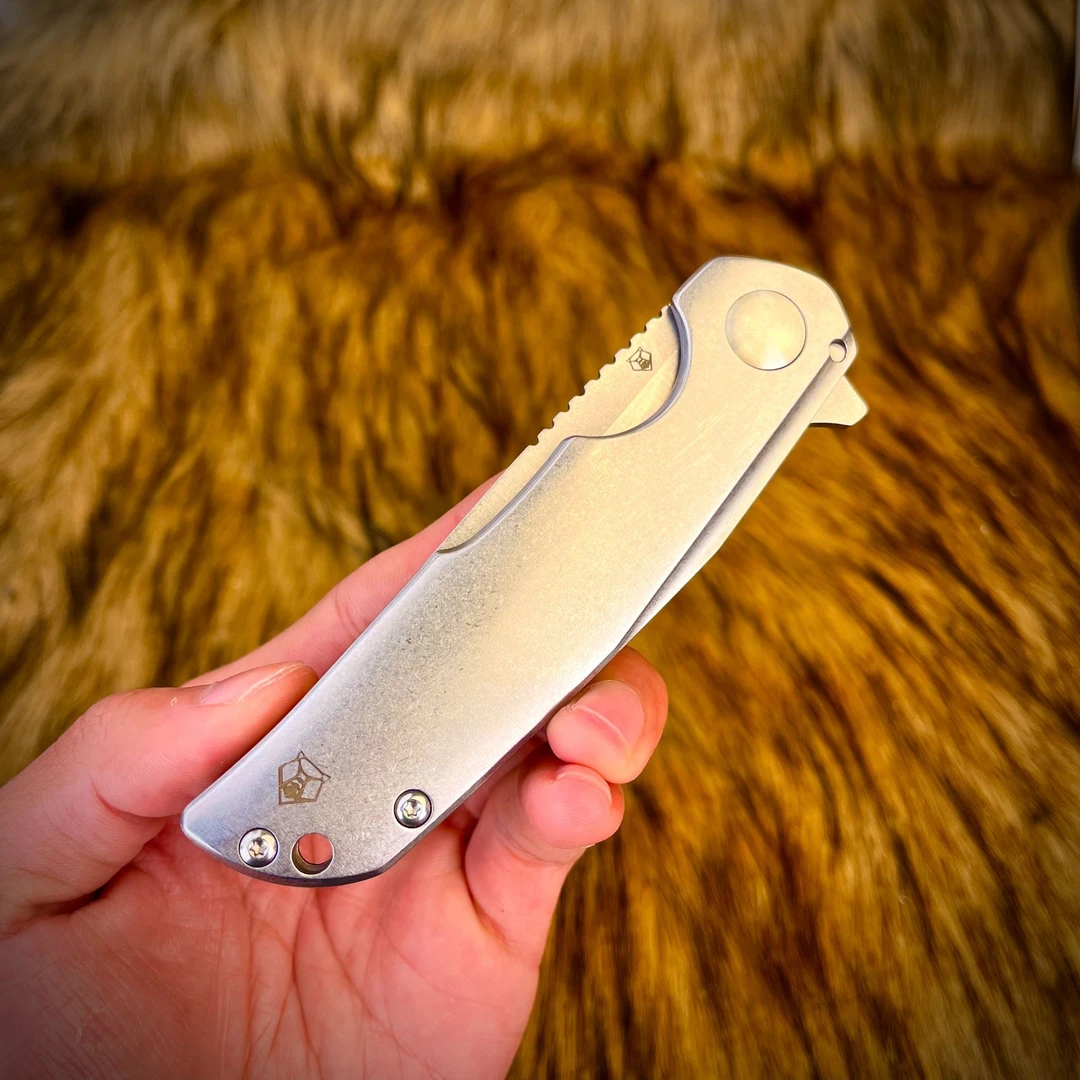 【原装联名】进口熊头S90v粉末钢户外多功能刀