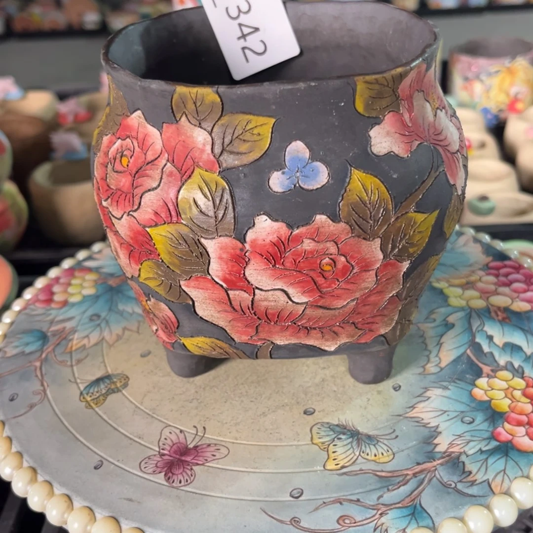 梦***里342多肉花盆   1个