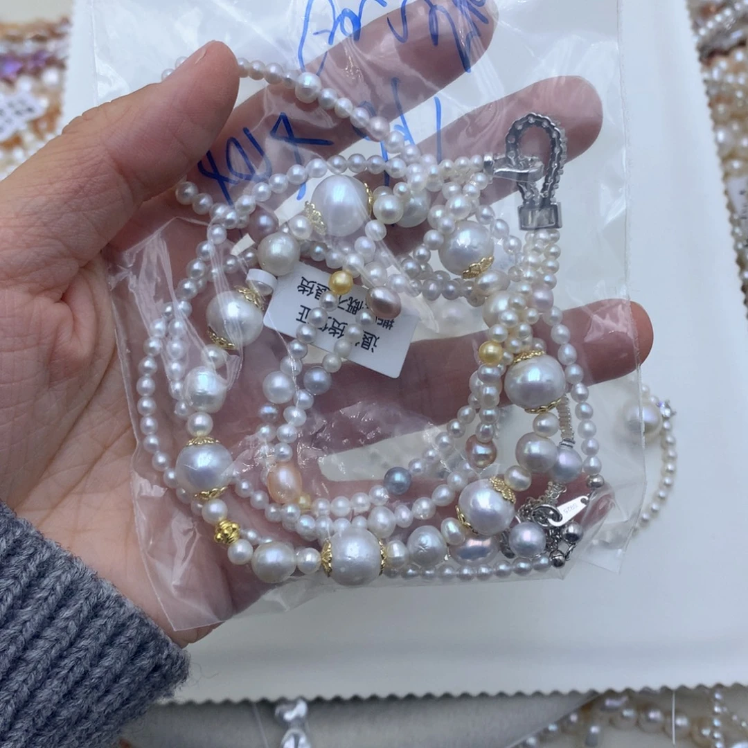 淡水珍珠吊坠合金