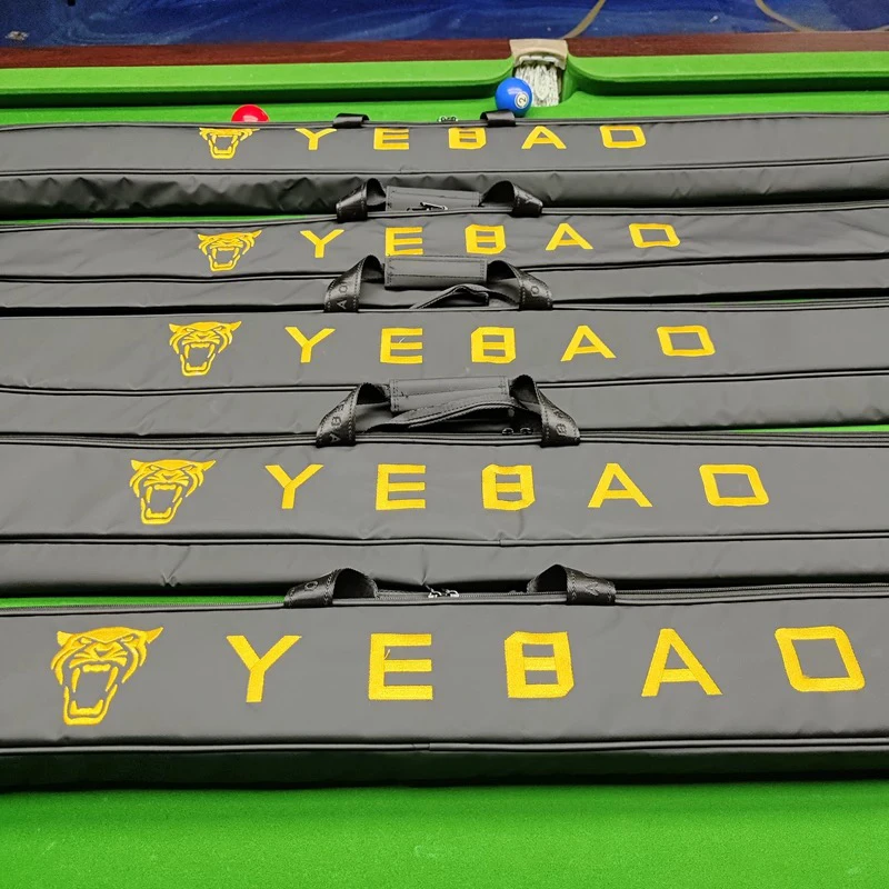 野豹松力道天工南匠台球杆盒外包通杆三槽铝合金杆盒外包耐磨