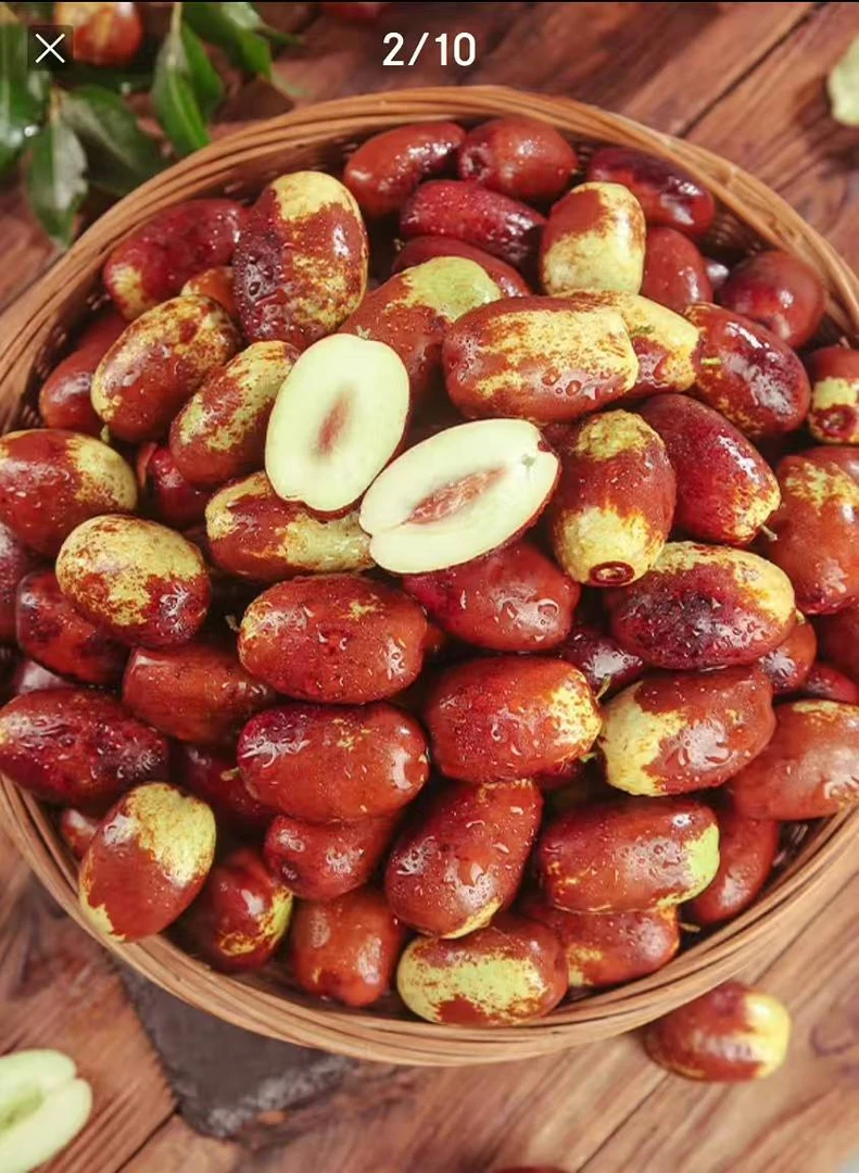 黄河边新鲜媳妇枣长枣水果香甜大枣鲜枣红枣