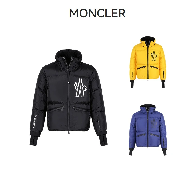 Moncler盟可睐/蒙口 男士短款隐藏式鹅绒羽绒服1A00023 5399E