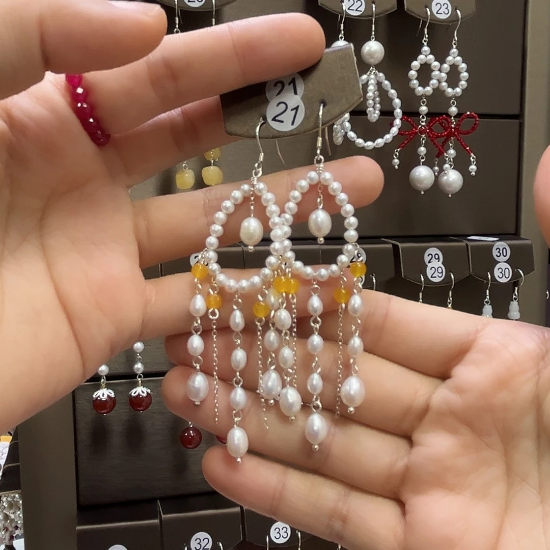 小***郎925银博雅手作S925纯银耳饰