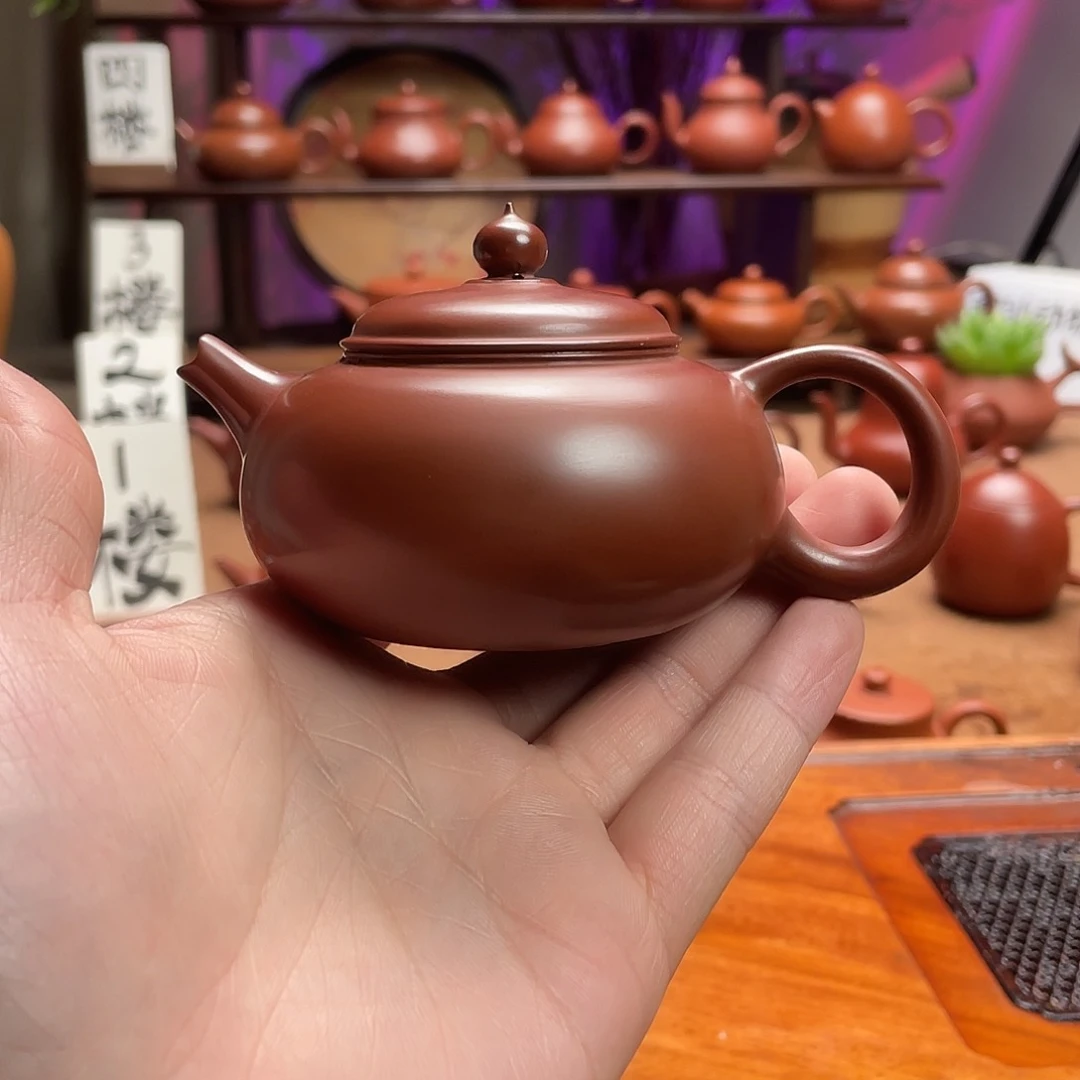 紫砂茶壶惠*乖水磨寒江110c