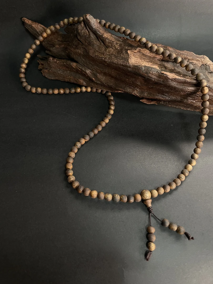 沉香7mm圆珠手串棋楠沉香108多圈佛珠 DBS18-19-064400