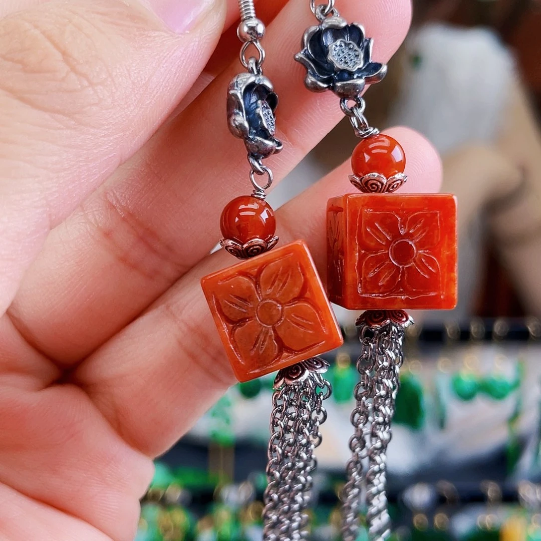 未镶嵌翡翠耳饰饰品