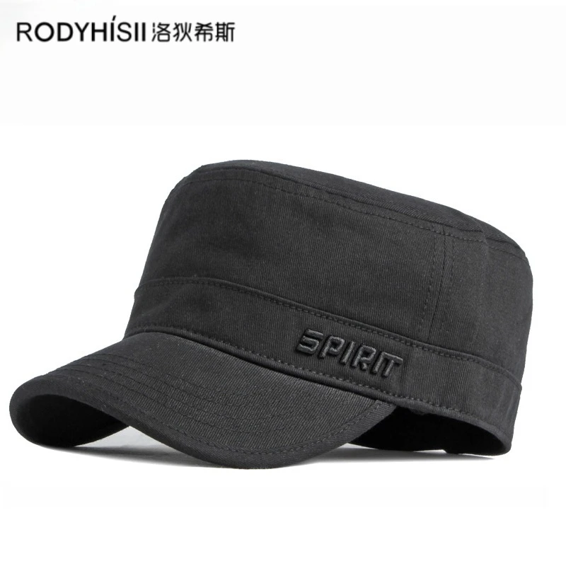 YDIIGOSS礼帽字母刺绣短檐挺阔有型全封口双层内里遮阳防晒平顶帽