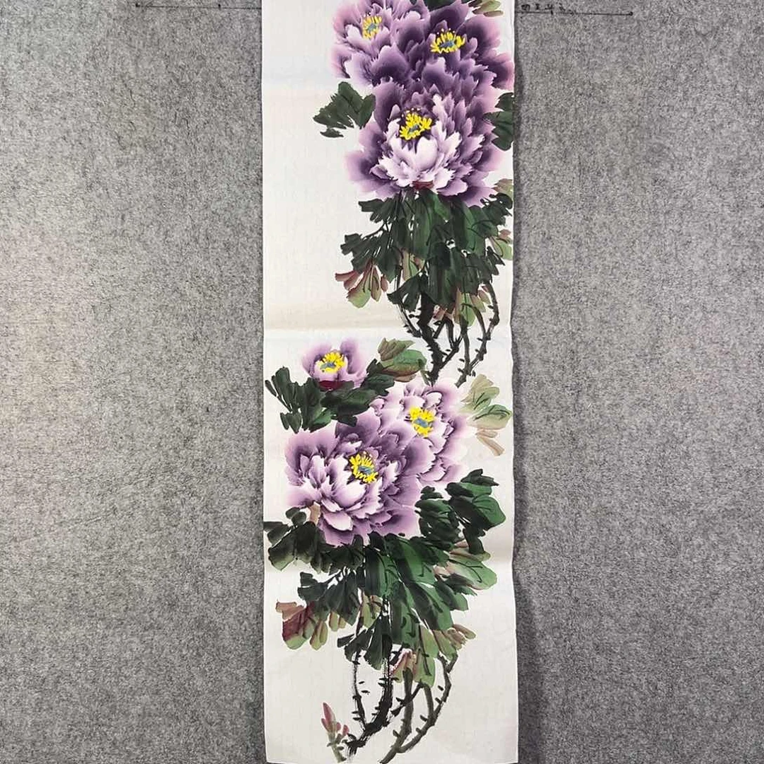 国画384 牡丹之歌传情传人心