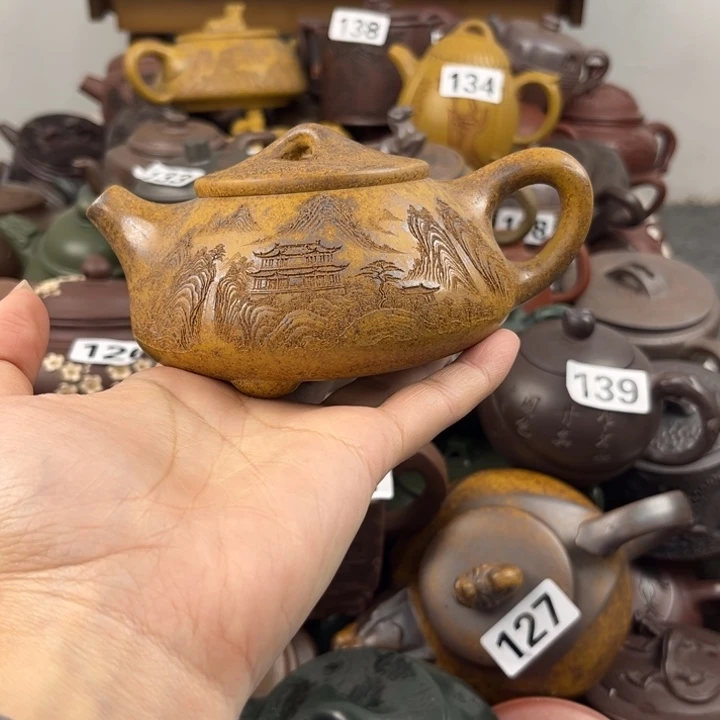 茶壶紫砂盖子微晃