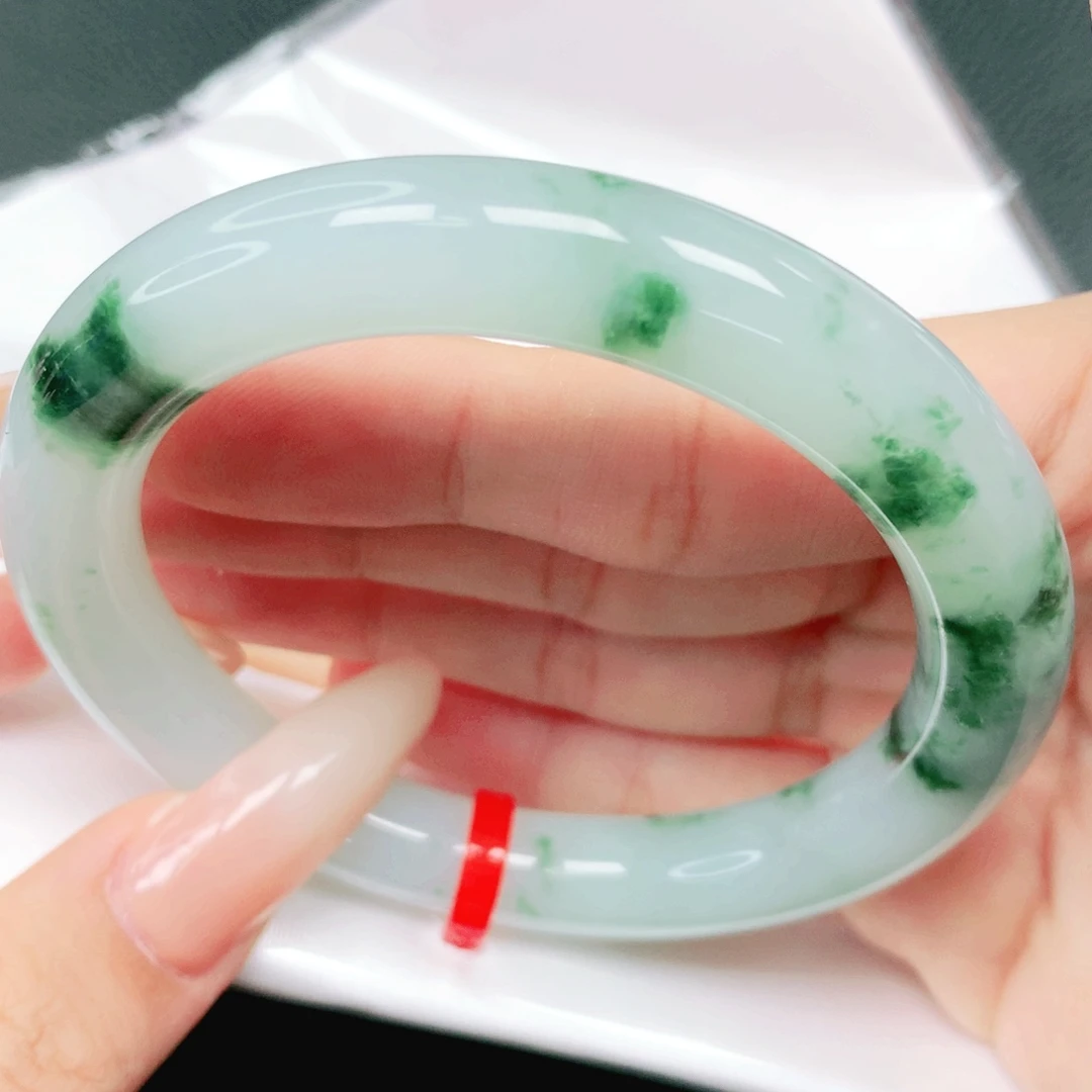 翡翠未镶嵌手镯56