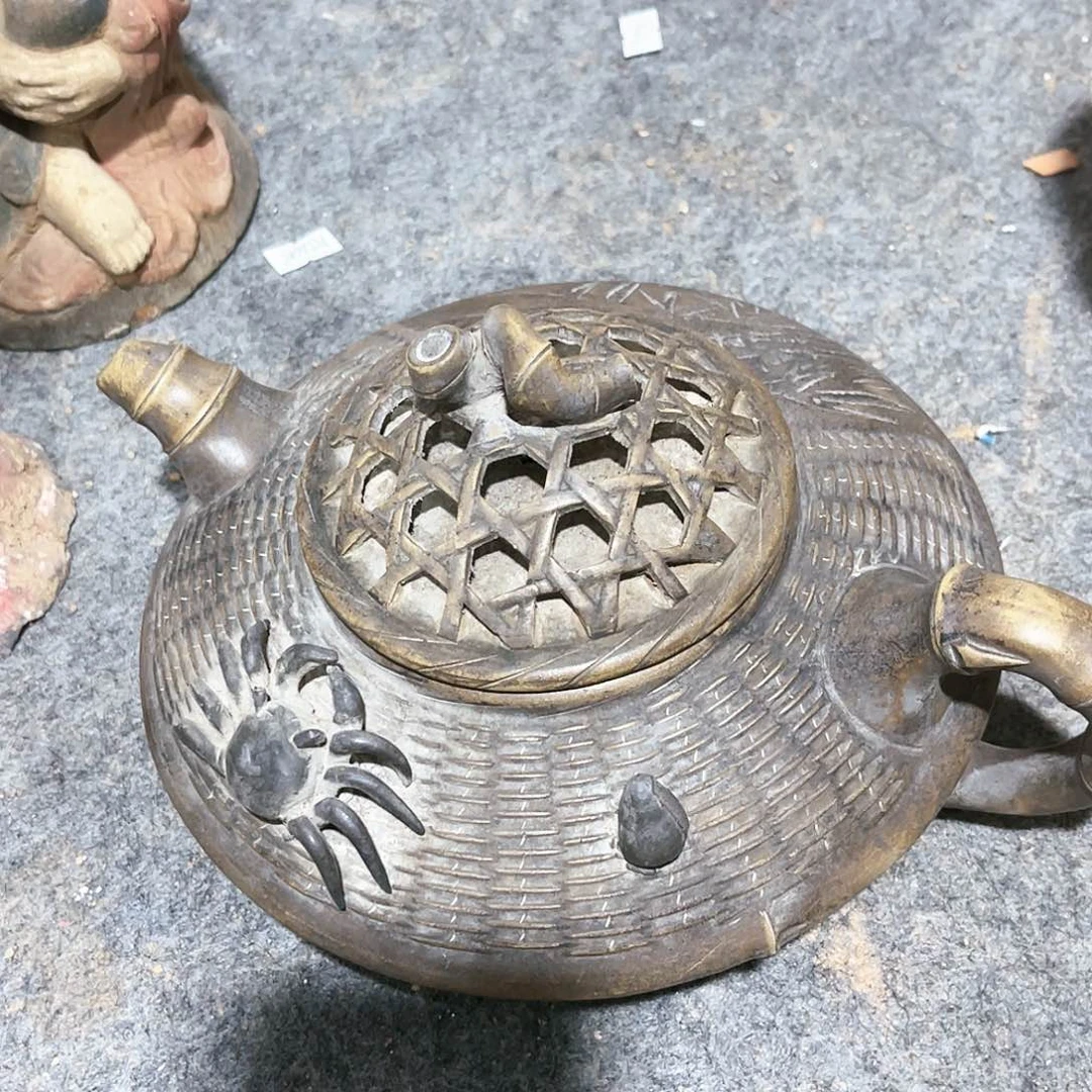 瓦当摆件摆件茶桌茶台陶瓷用****3