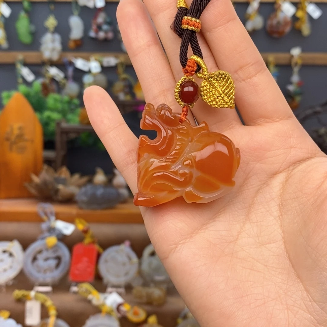 玛瑙/玉髓车挂未镶嵌666666