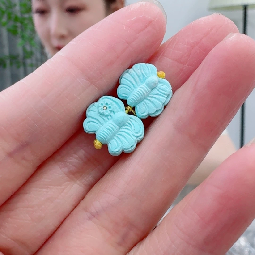 未镶嵌绿松石珠宝奇石