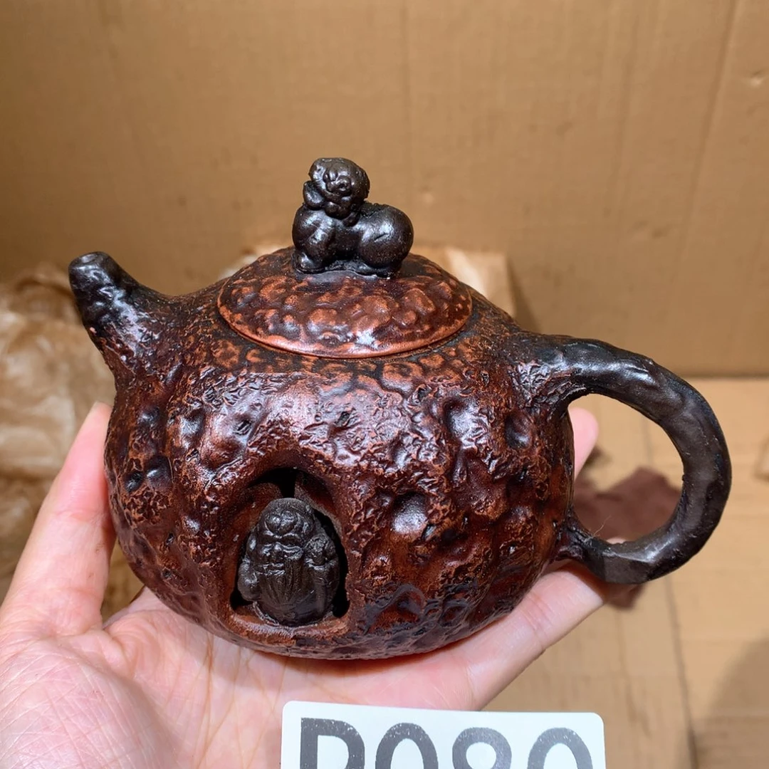 茶壶粗砂紫砂茶壶080