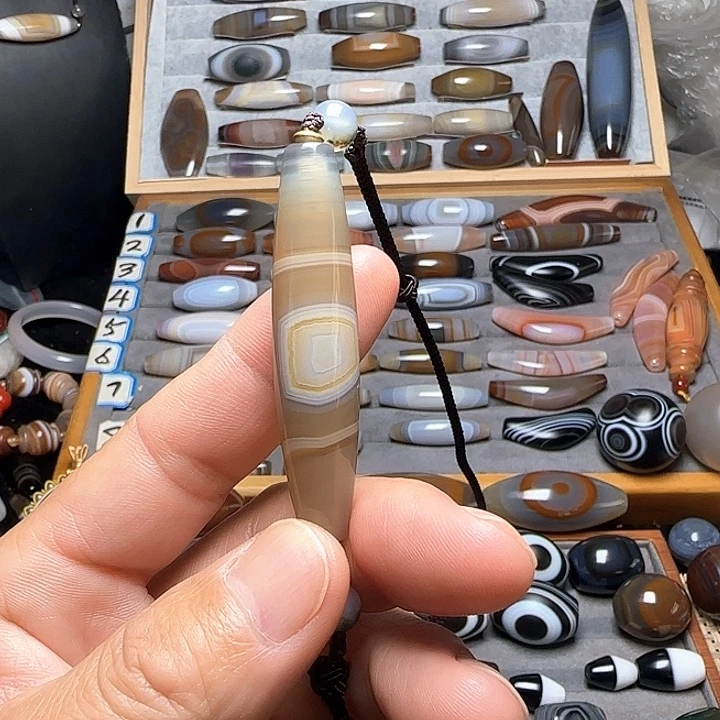 玛瑙/玉髓未镶嵌吊坠(不含链)