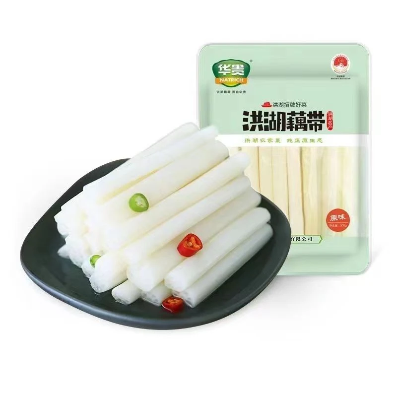 【官方正品】湖北洪湖藕带原味藕带新鲜藕尖原味藕尖袋装500g含水