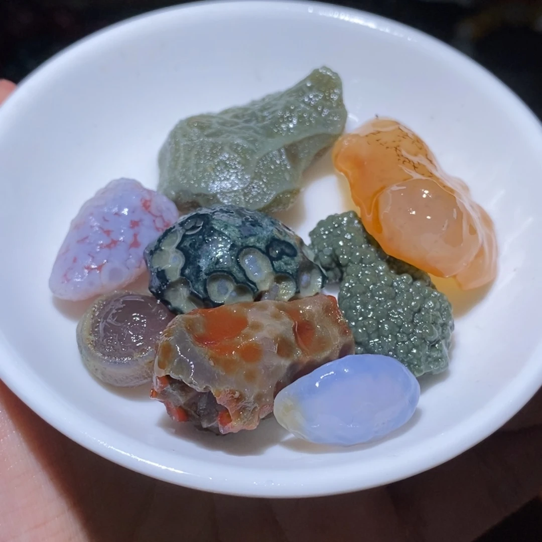 未镶嵌玛瑙/玉髓珠宝半成品