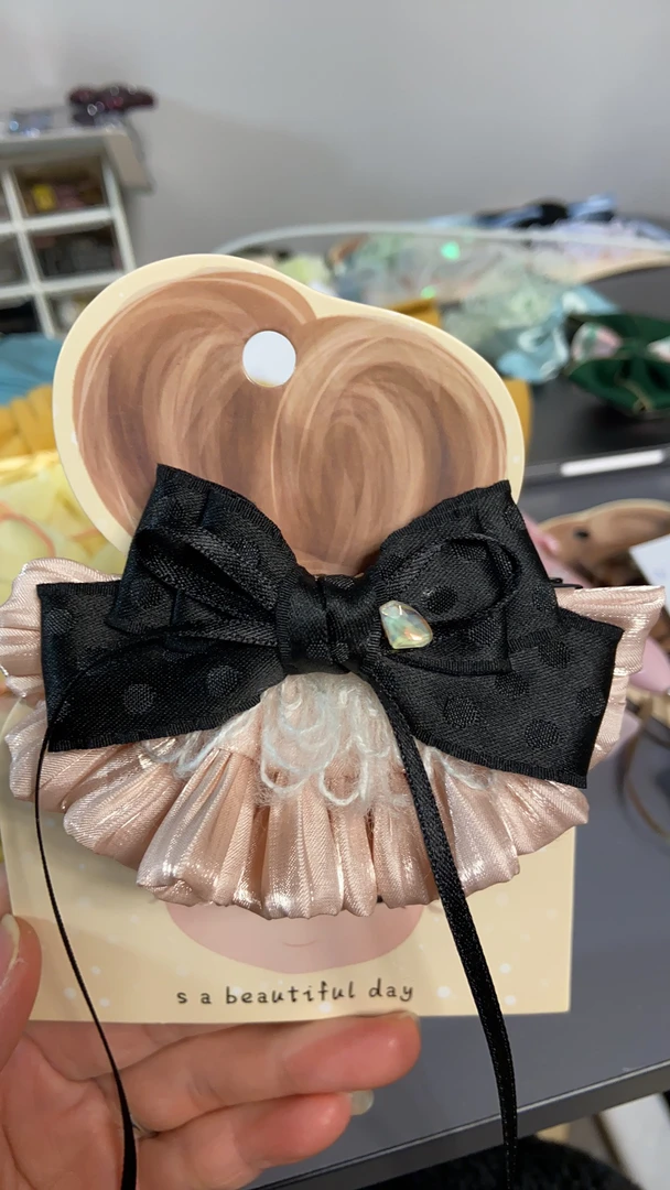 纯手工制作发饰可可爱爱小裙摆