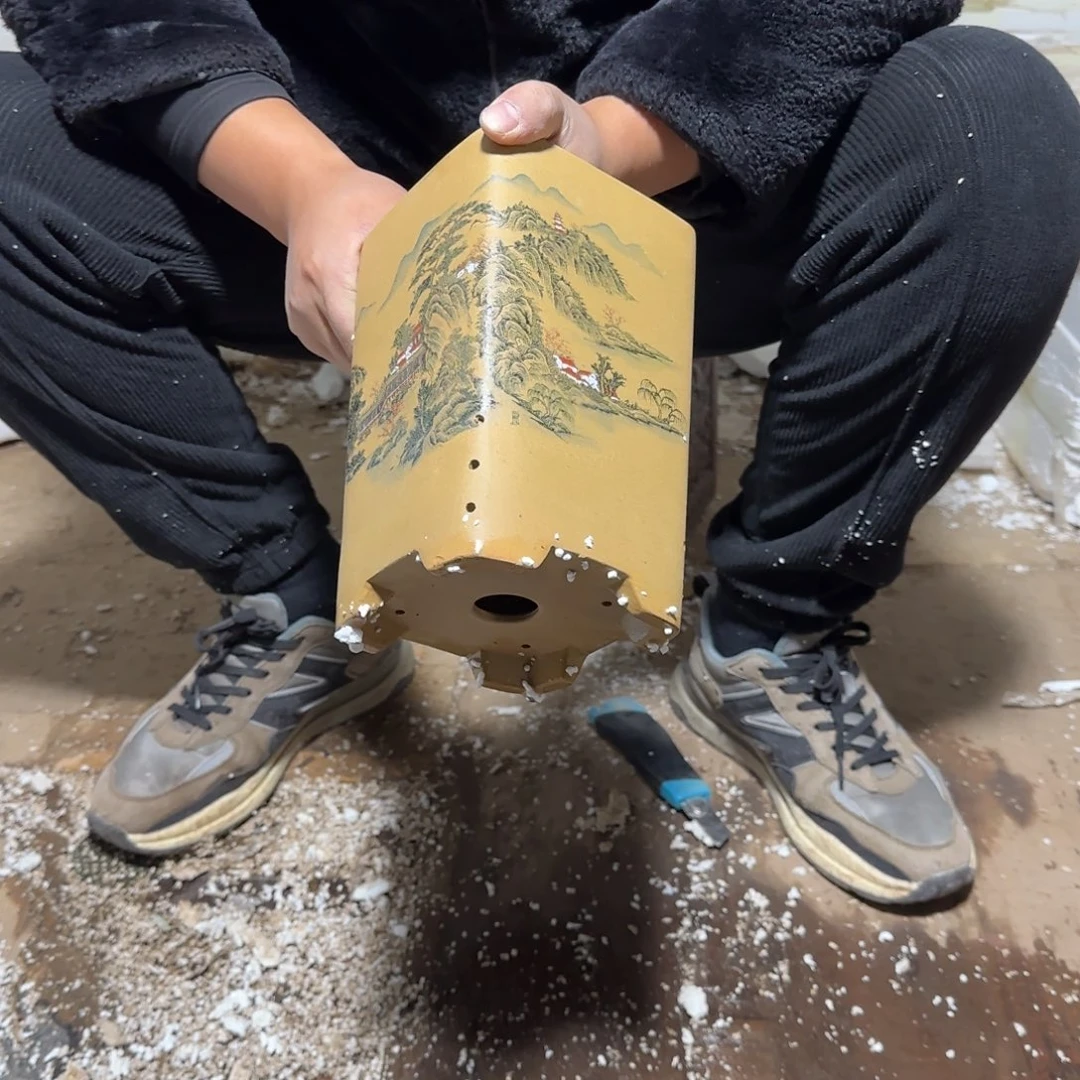 紫砂花盆口径14.22口径