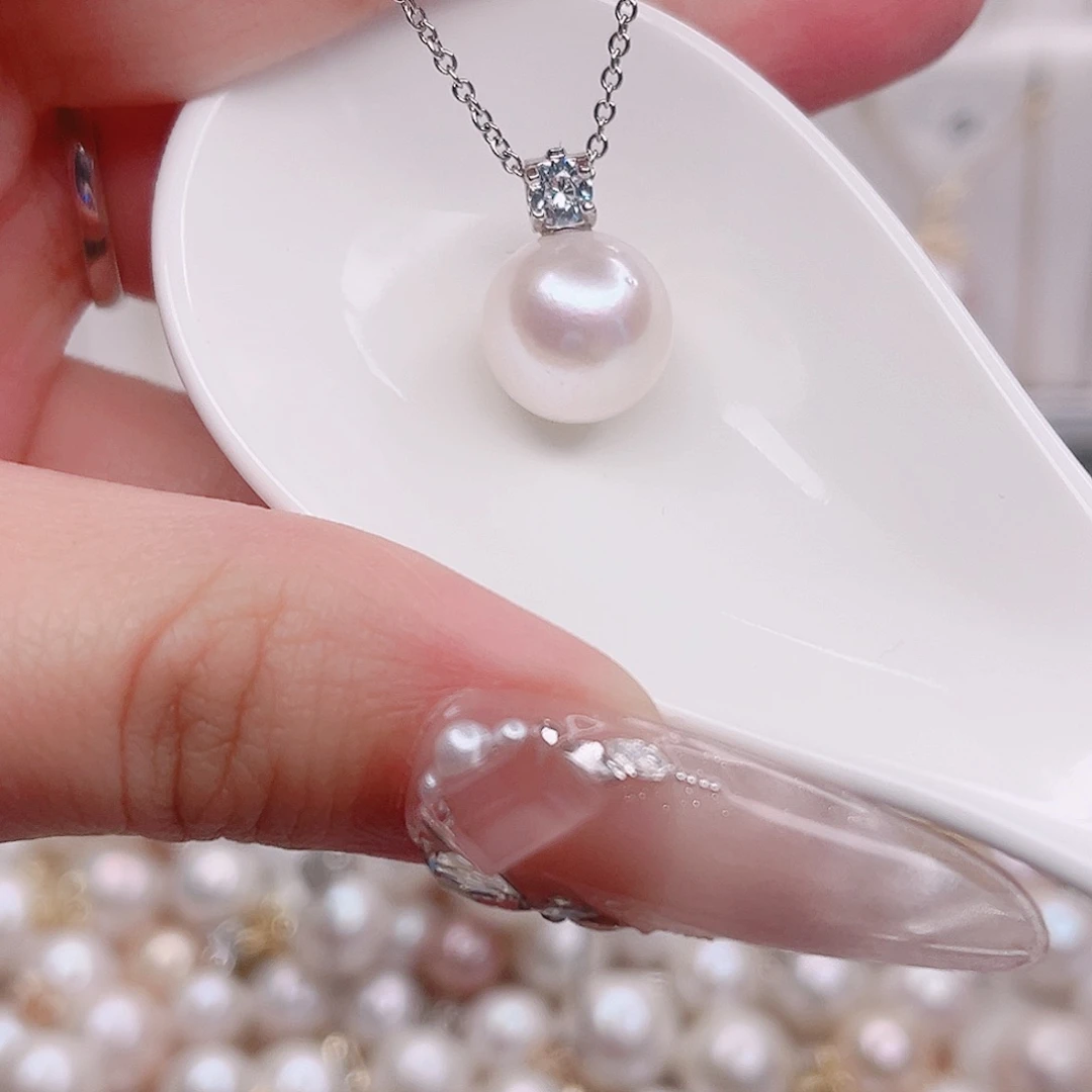 未镶嵌淡水珍珠吊坠(赠链)