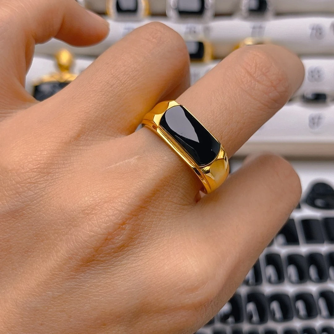 翡翠戒指18K金镶嵌…****少戒指