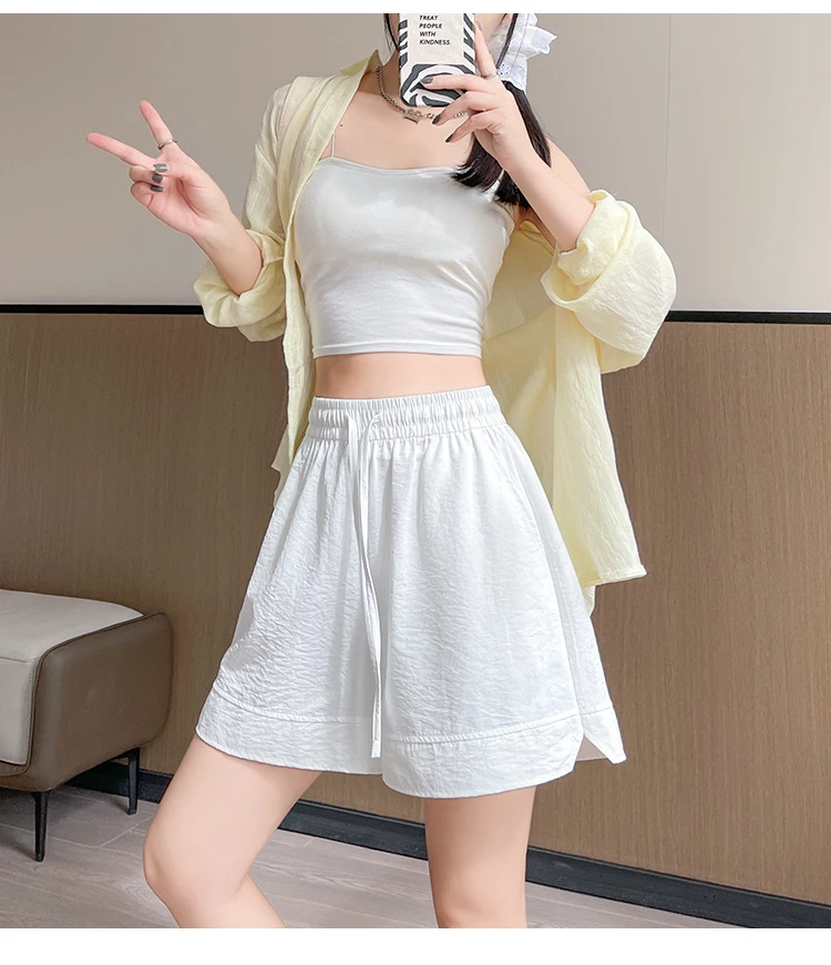 运动防走光显瘦休闲裤短裤夏季五分裤时尚外穿高腰芭蕾风短裤