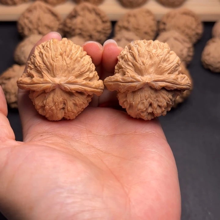 把件文玩核桃45白狮子