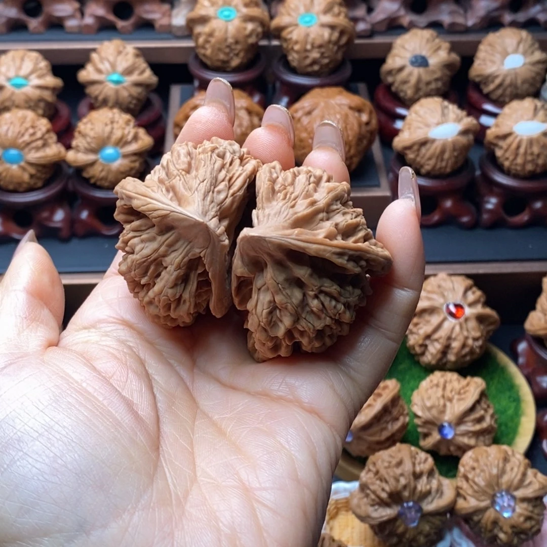 吊坠文玩核桃半壁