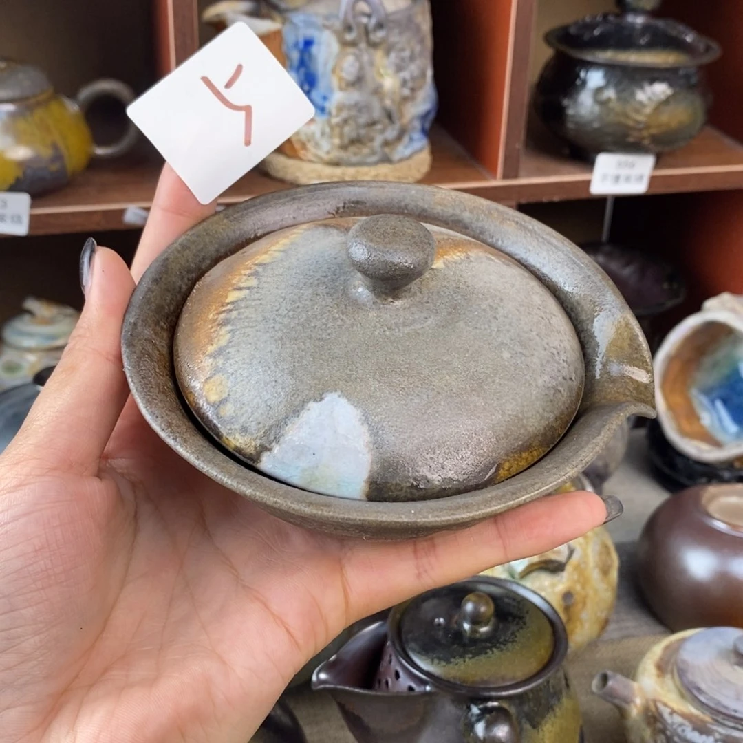 5陶泥鹰嘴盖碗～一起喝茶