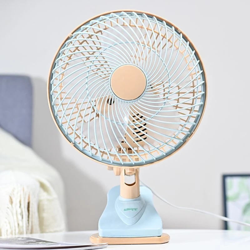 电风扇迷你学生宿舍床上小风扇床头静音台式夹扇桌面夹式小型电扇