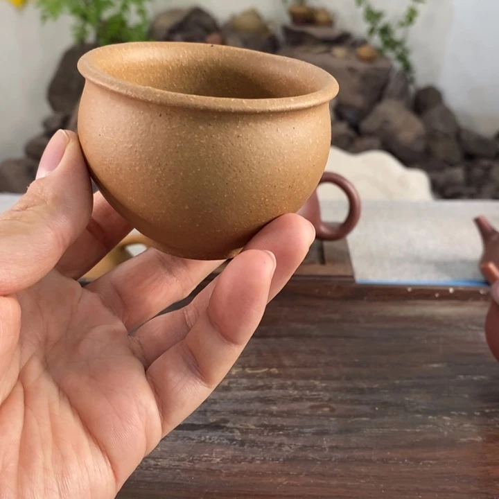 紫砂茶壶宜兴黄降坡120