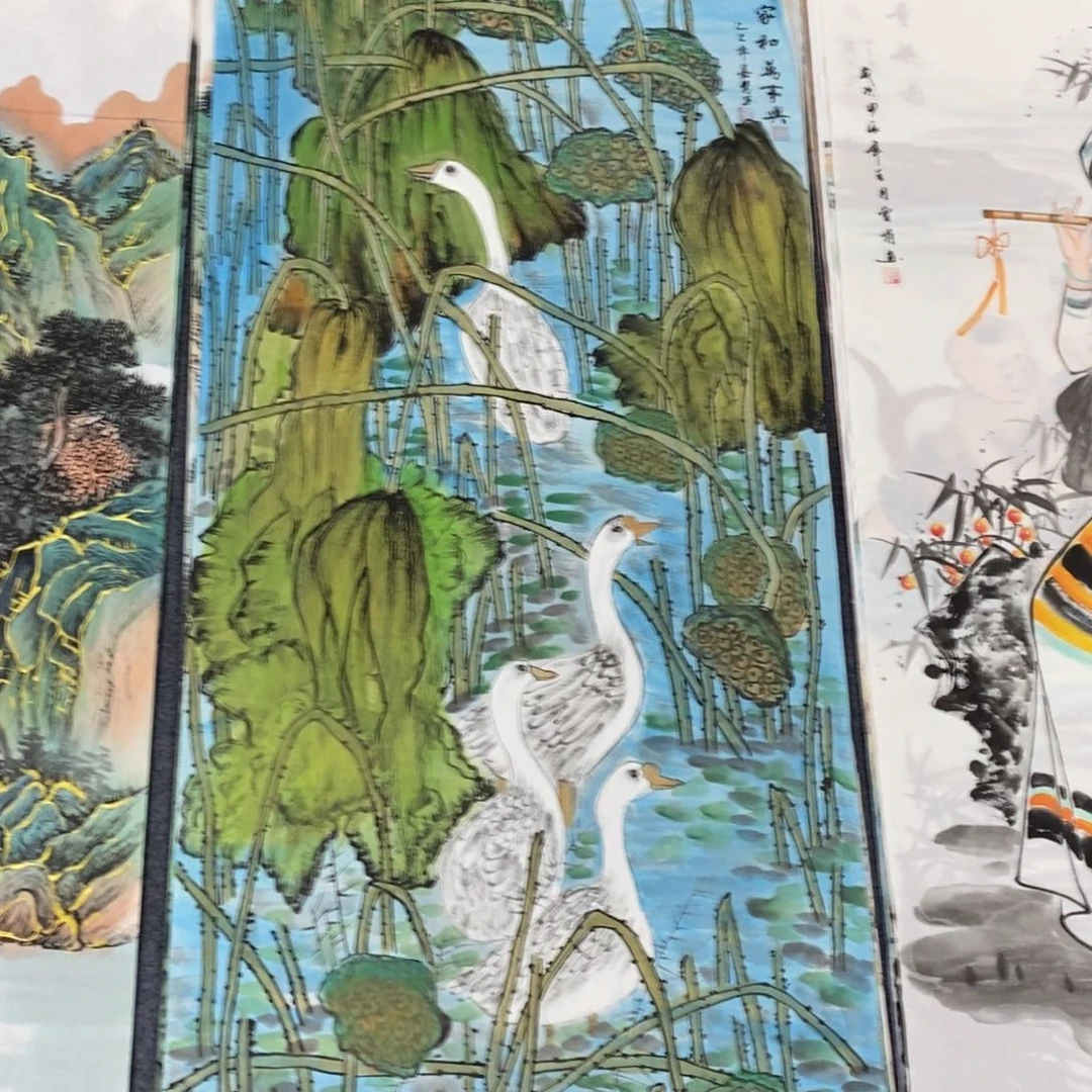 国画尺寸140✖️70四尺精品手绘画