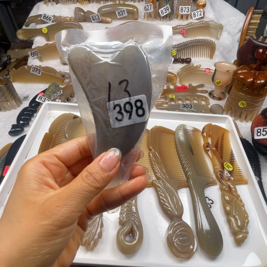 出***～牛角梳福利款梳子