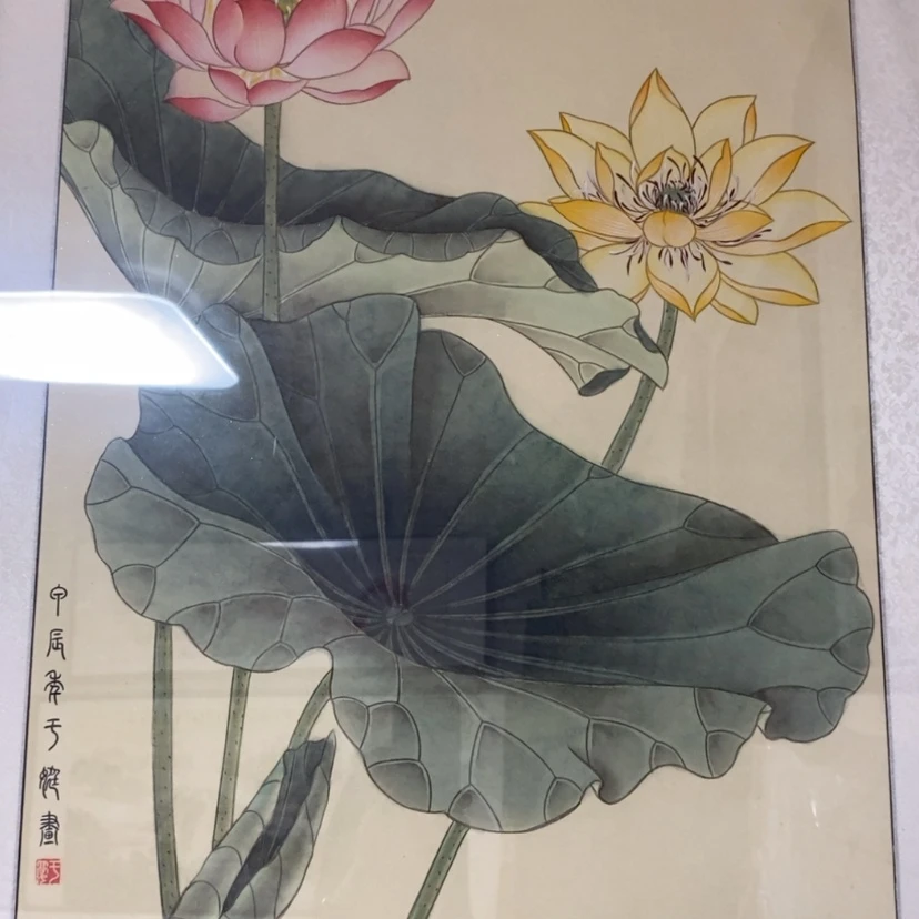 【闪购商品】国画手绘国画工笔带框122.56
