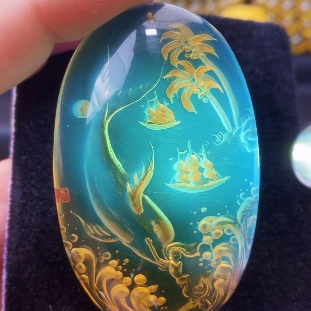 【闪购商品】未镶嵌吊坠(不含链)蓝珀