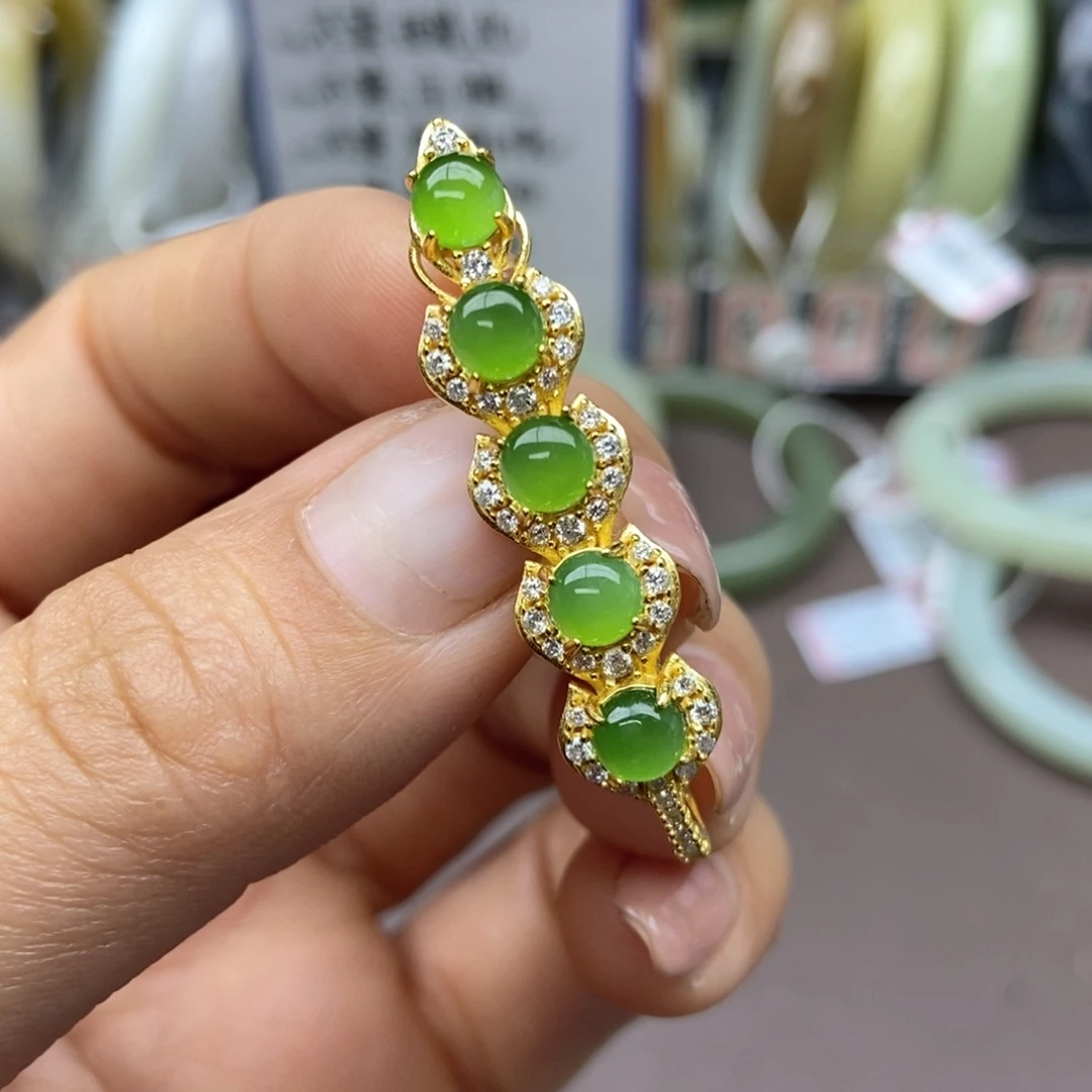 和田玉吊坠(不含链)银S925镶嵌