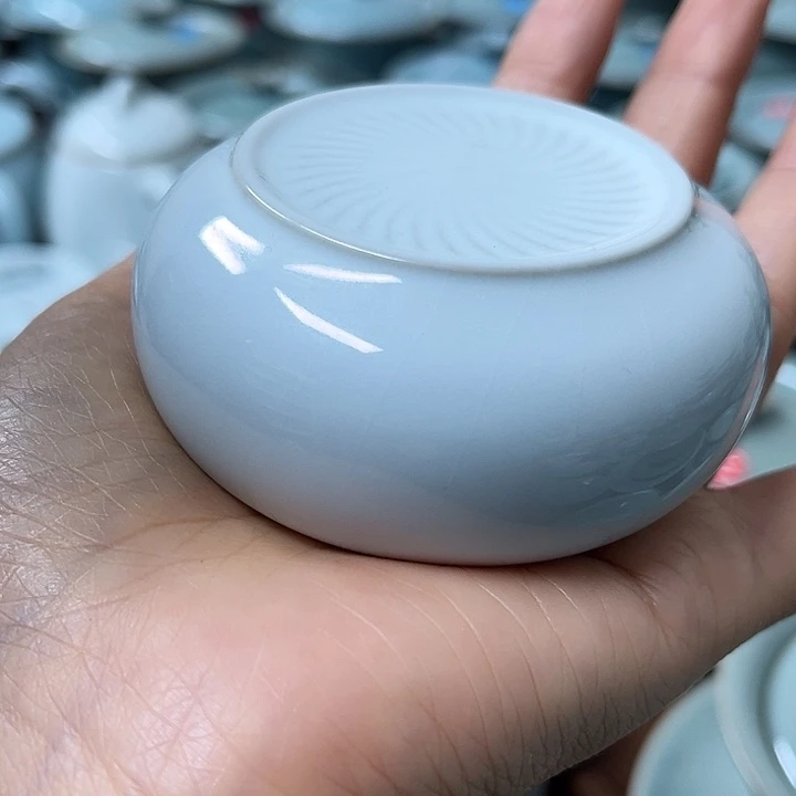 开***心瓷片原产地汝瓷生产瑕品
