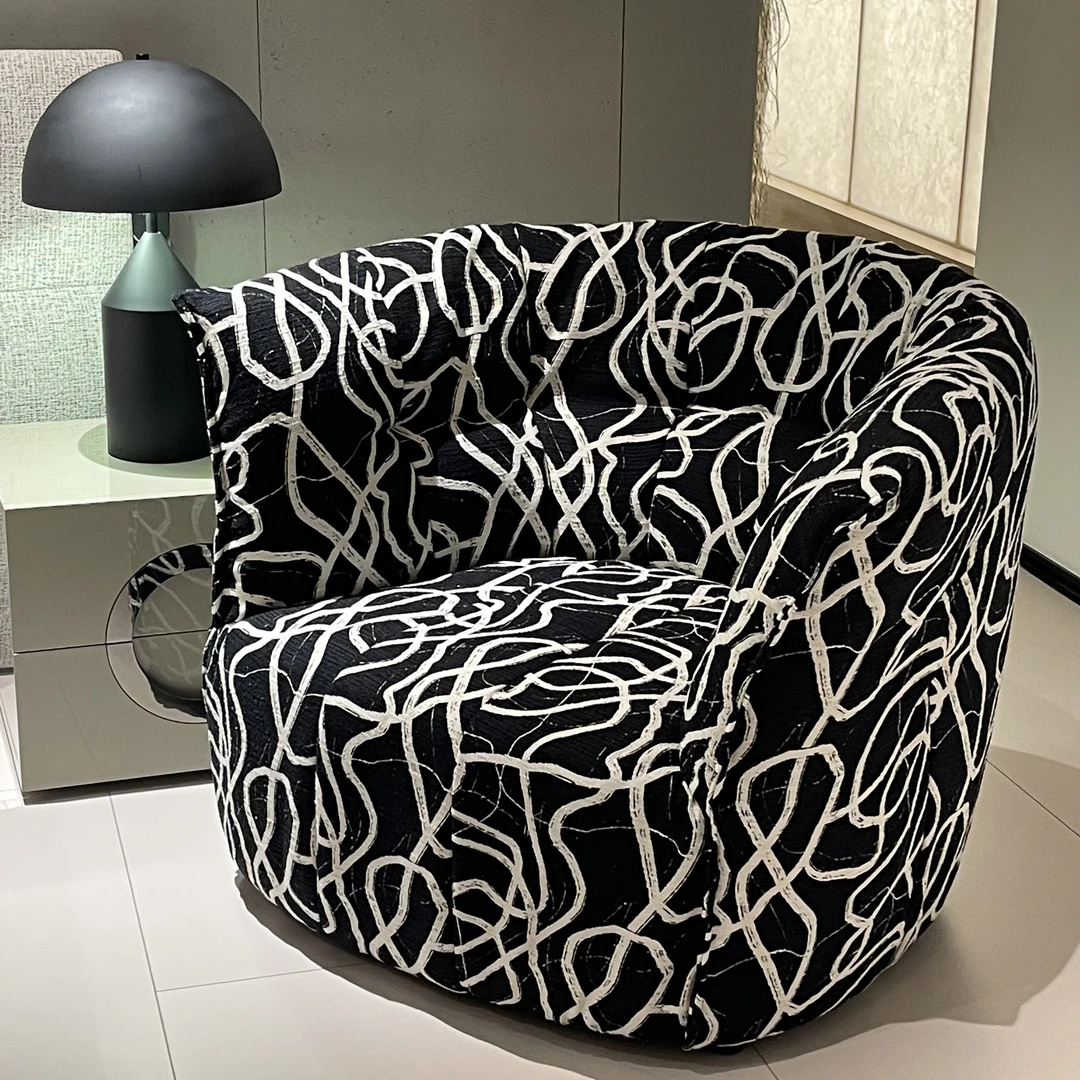 【布里甘丁休闲椅】旋转帆船休闲椅定制单人高端沙发一体成型