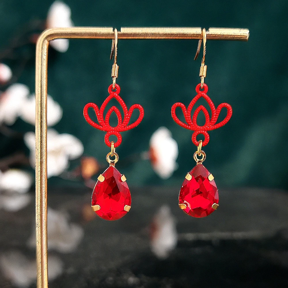 多吉米朱韵祥结DIY耳环耳饰套装新中式复古配古装汉服旗袍马面裙