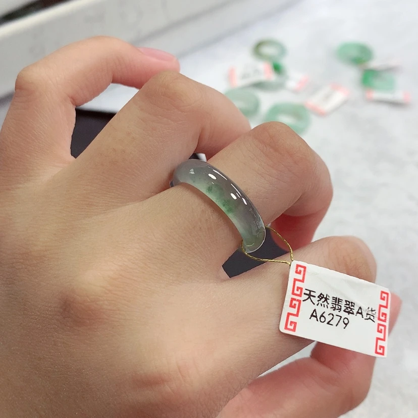 【闪购商品】未镶嵌戒指翡翠15号