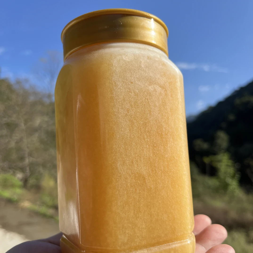 【结晶蜜】一年一取百花蜜自然成熟土蜂蜜2斤装零添加冲泡冲饮食用