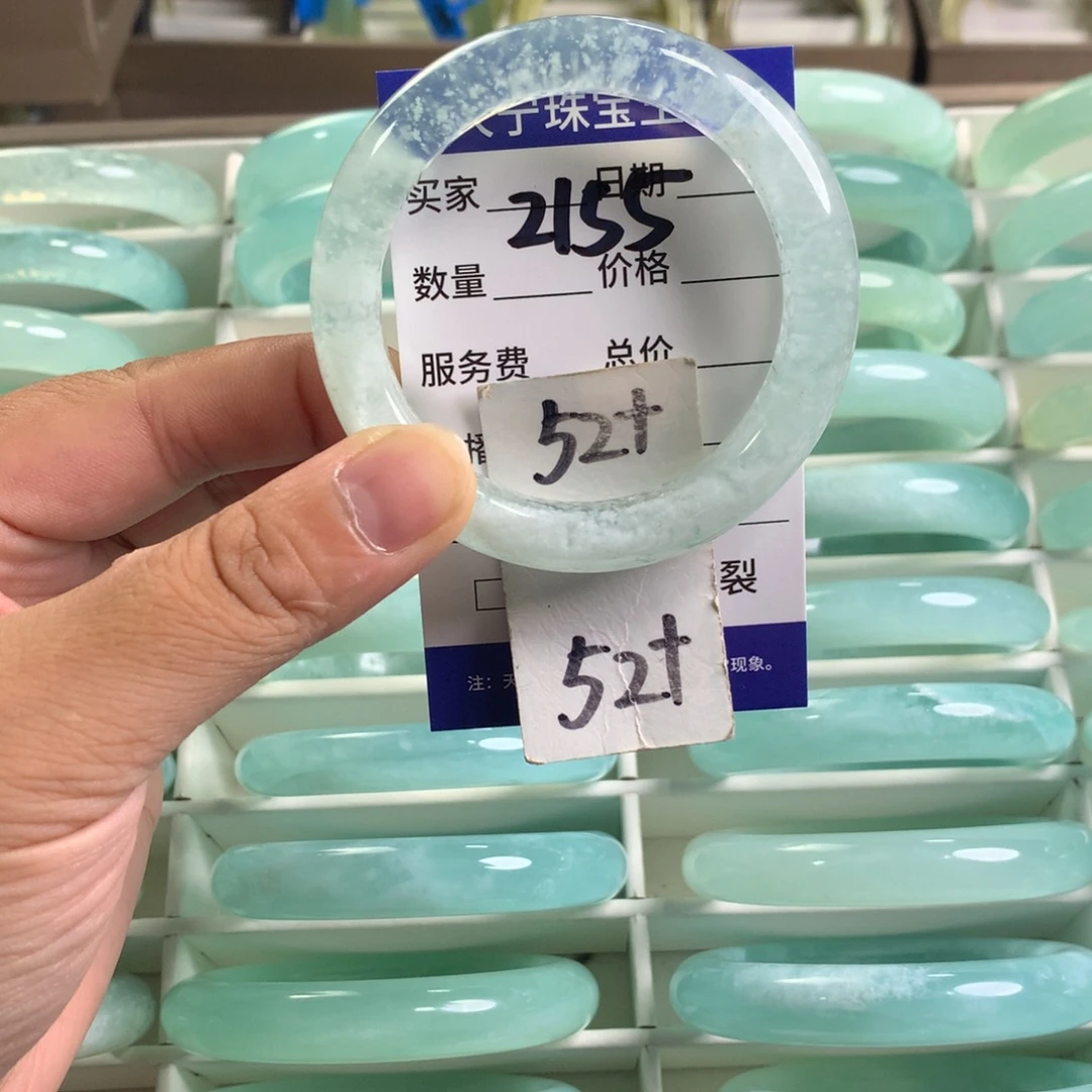 未镶嵌蛇纹石玉手镯2155