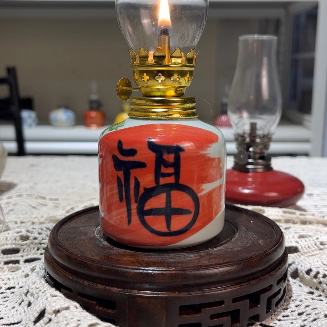 摆件景德镇陶瓷香薰灯