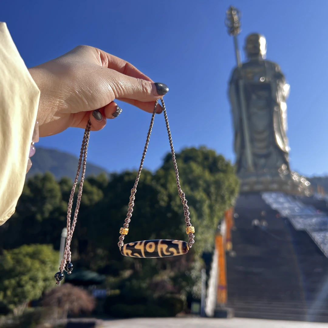 【观澜珠宝】莲师三玛瑙项链 复古民族风藏式项链多样发 j42