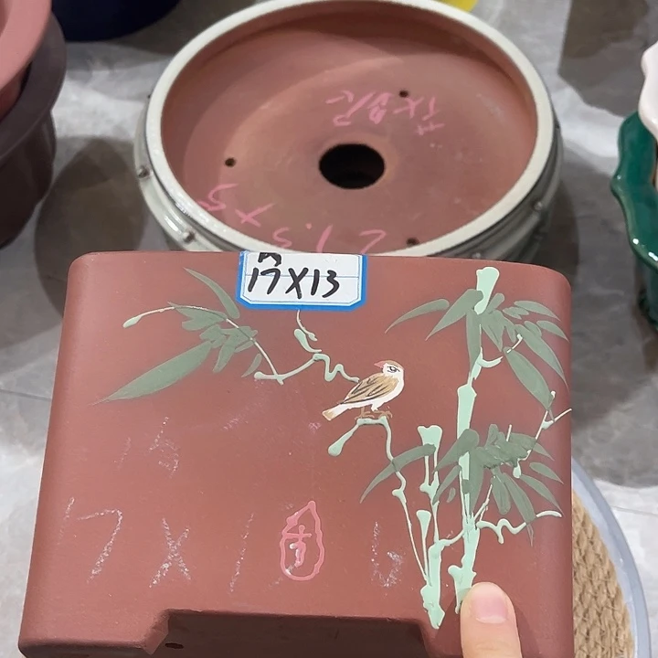 紫砂花盆紫砂花盆