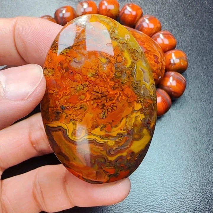 玛瑙/玉髓战国红未镶嵌ℋ****༨