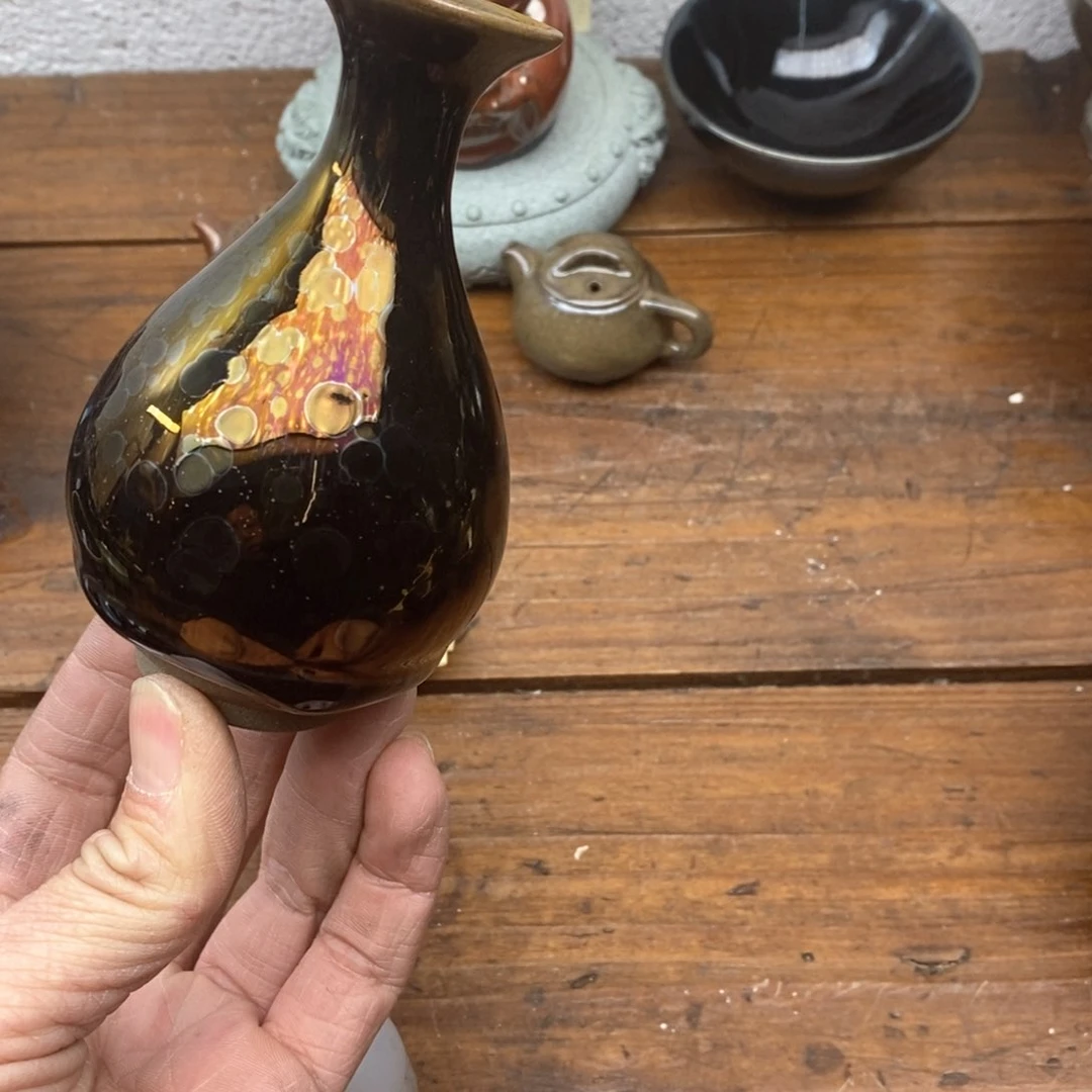 茶盏射**湿建盏主人杯漂亮035