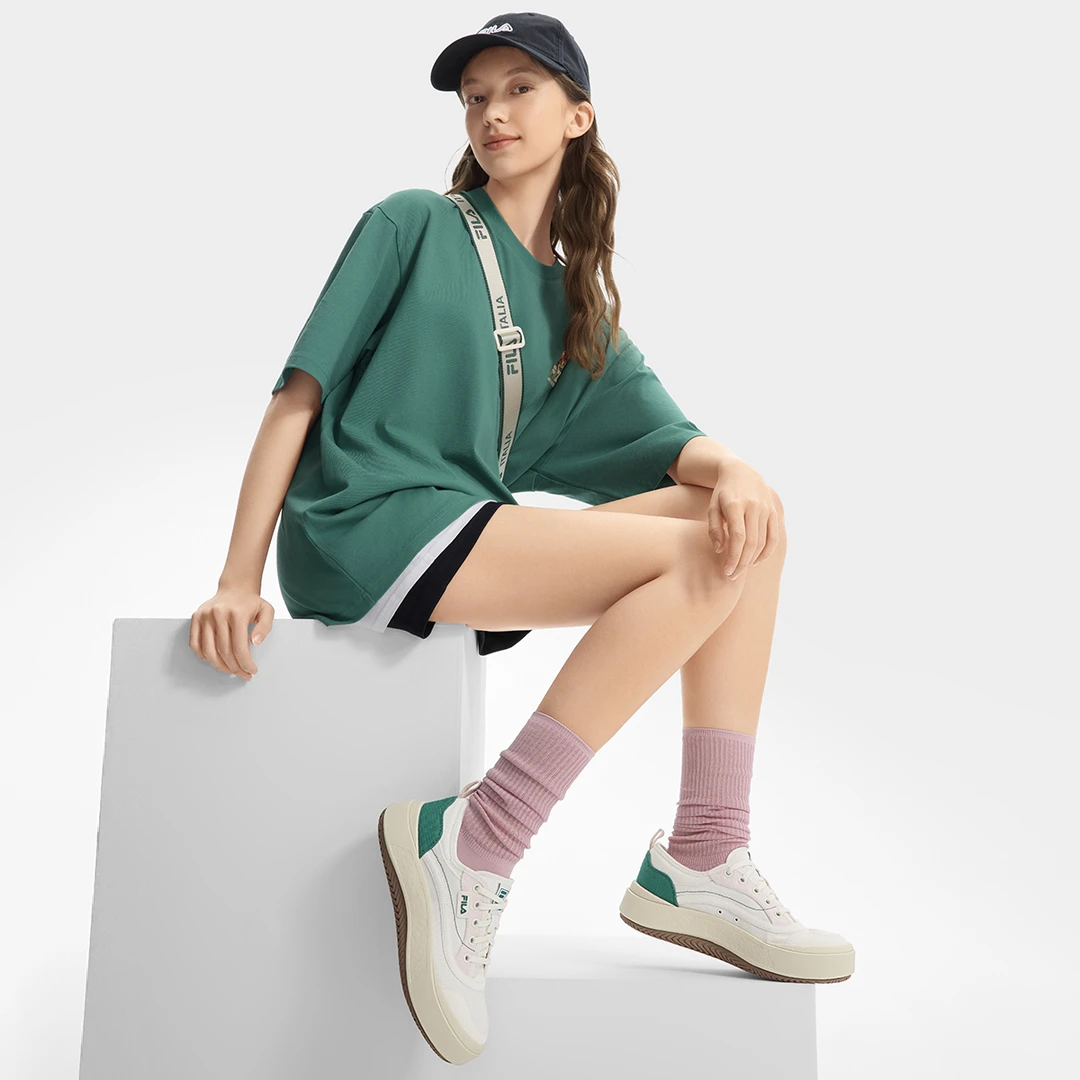FILA 斐乐JELLYFISH水母鞋女子时尚休闲百搭经典摩登帆布鞋透气